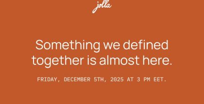 Jolla kertoo ainakin jotain uudesta puhelimesta perjantaina 5. joulukuuta kello 15.00.