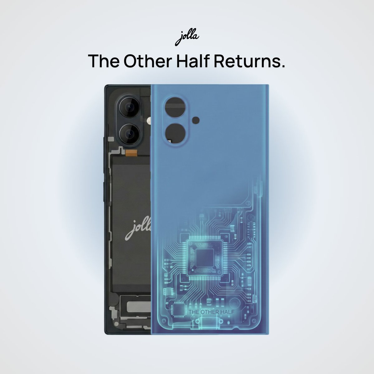 Uusi Jolla-puhelin voi tuoda takaisin The Other Half -kuoriratkaisun.