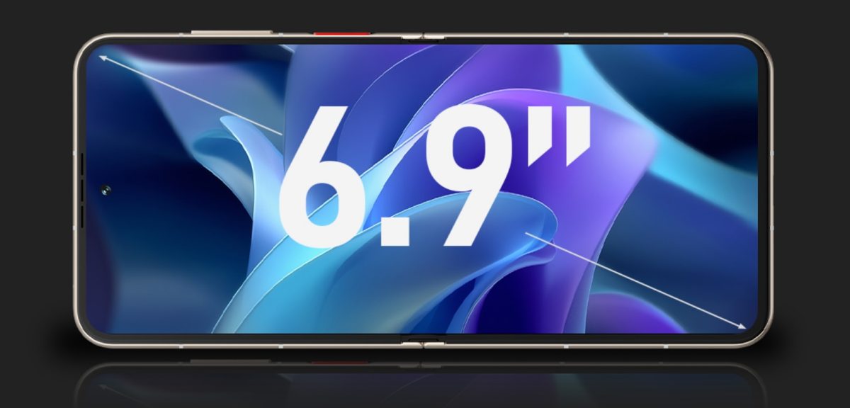 Nubia Flip 3:n sisänäyttö.