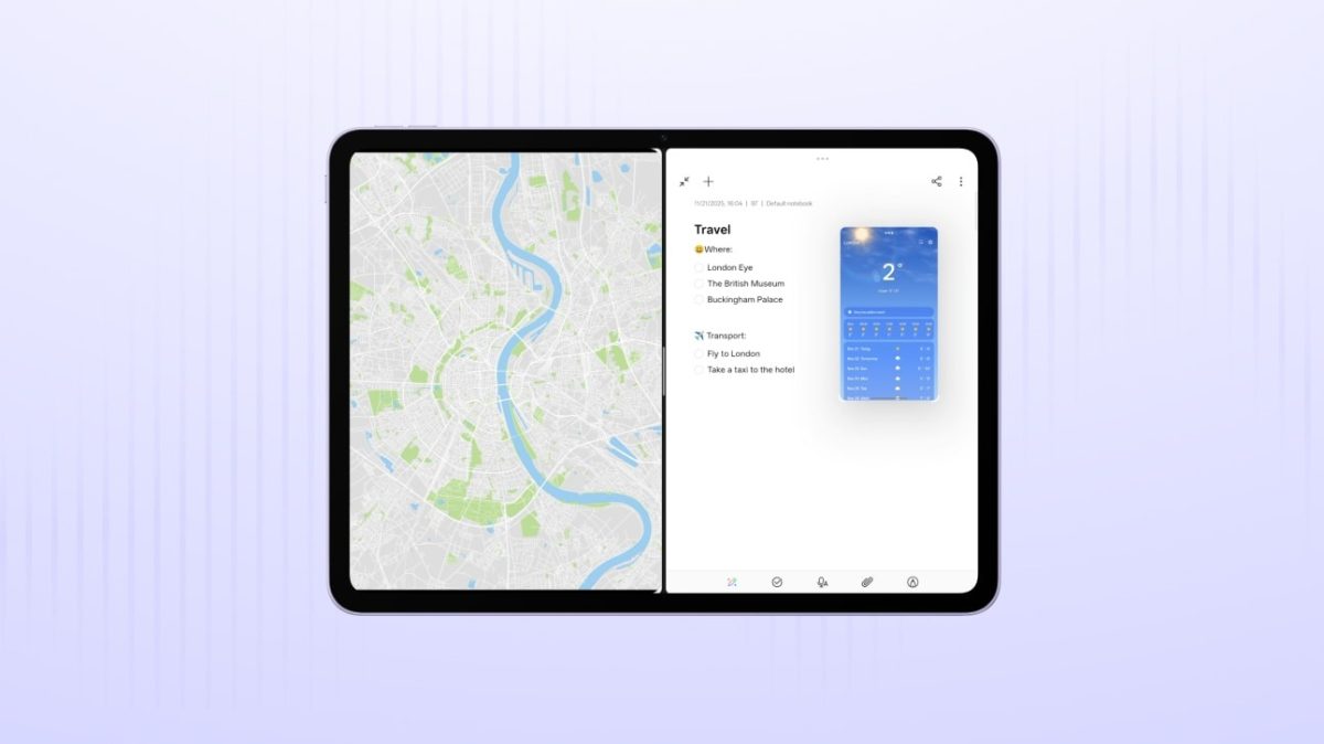 OnePlussan Open Canvas -moniajo on mukana myös Pad Go 2:ssa.