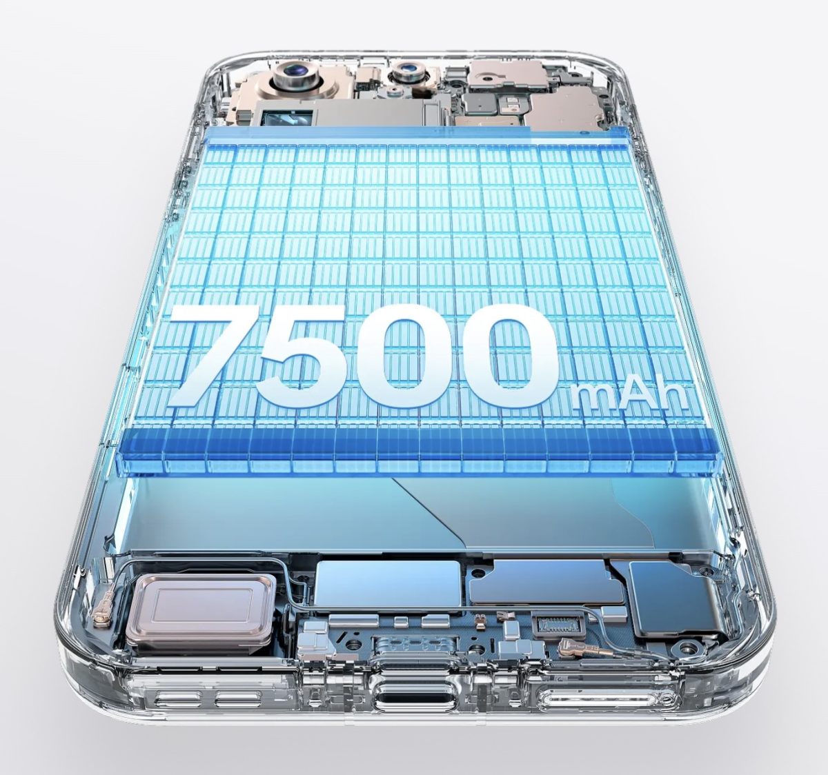 Find X9 Prossa on 7 500 milliampeeritunnin akku.