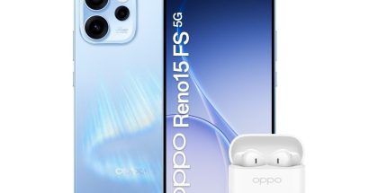 Oppo Reno15 FS 5G verkkokaupasta paljastuneessa kuvassa.