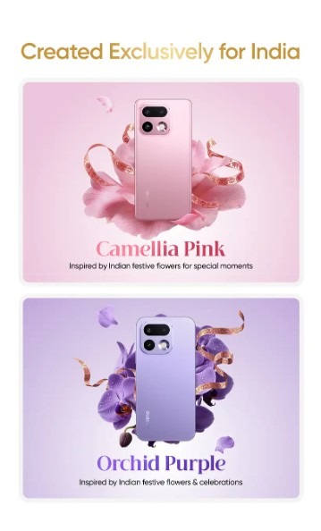 Realme 16 Pron värivaihtoehtoja.