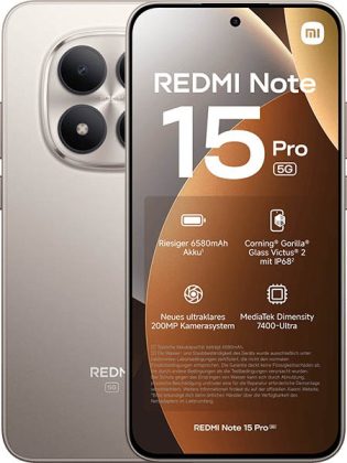 Redmi Note 15 Pro 5G jälleenmyyjän paljastamassa kuvassa.
