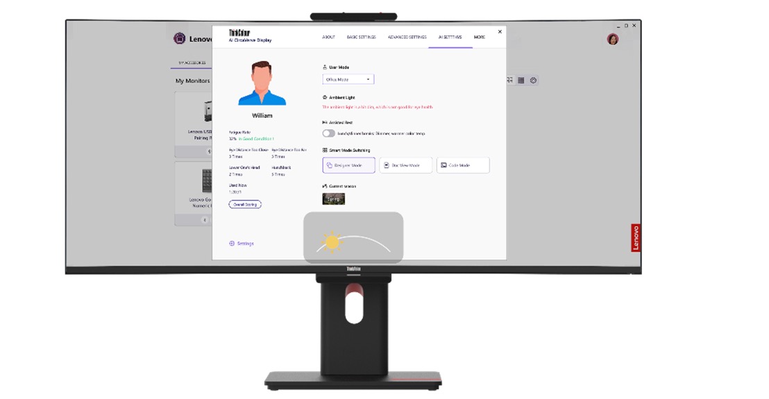 Lenovo AI-Powered Personalized Display Concept.