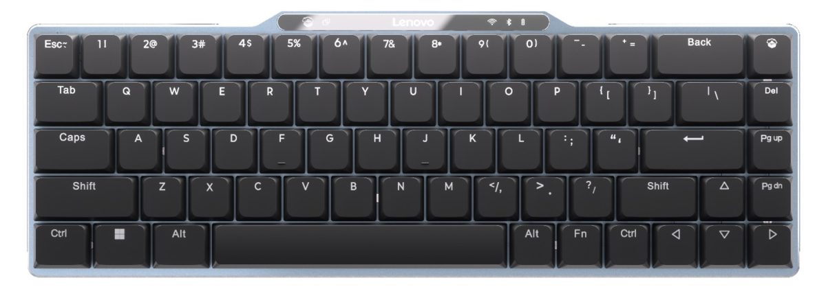 Hallintalaitteiden osalta Lenovo Adaptable Keyboard Concept.