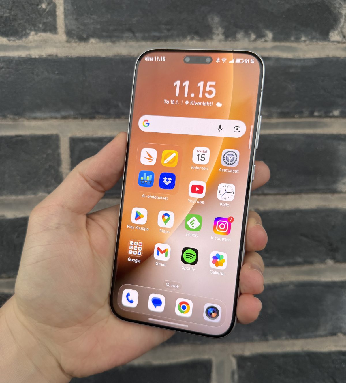 Magic8 Pron näyttöä on mukava katsella.