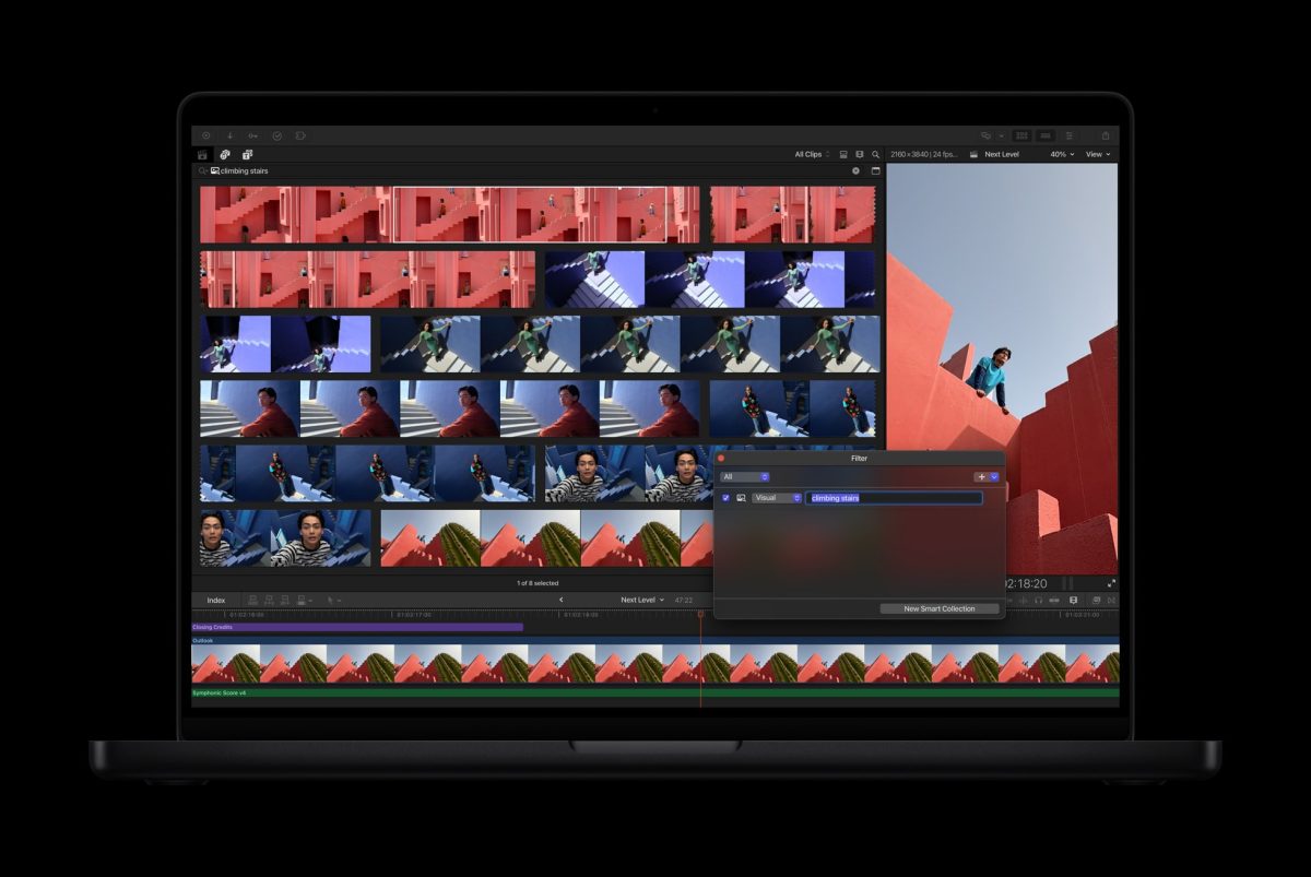 Visual Search -haku Final Cut Prossa.