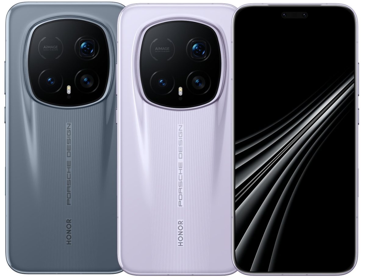 Honor Magic8 RSR Porsche Designin kaksi värivaihtoehtoa.