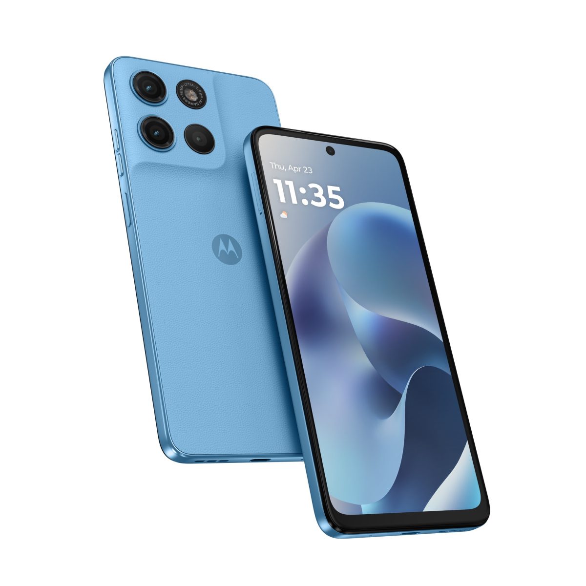 Moto G17 Power, Pantone Alaskan Blue.