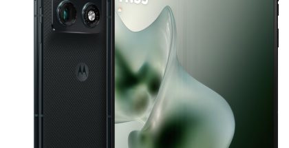 Motorola Razr Fold, Pantone Blackened Blue.