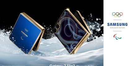Samsung Galaxy Z Flip7 Olympic Edition.