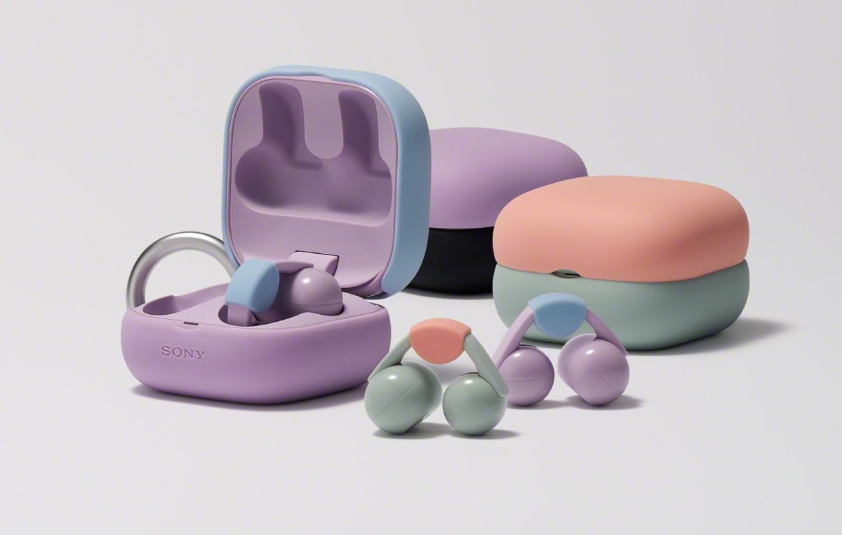 LinkBuds Clipin ulkonäköä voi mukauttaa erivärisillä kotelosuojuksilla ja istuvuuspehmusteilla.