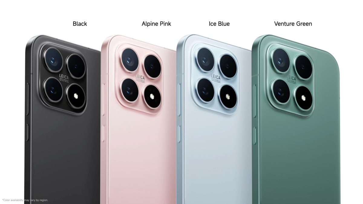 Xiaomi 17:n värivaihtoehdot.