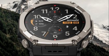 Amazfit T-Rex Ultra 2:ssa on 1,5 tuuman näyttö safiirilasilla.