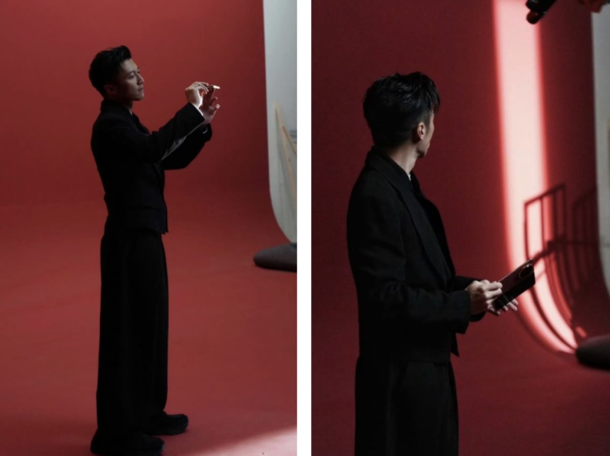 Honor Magic V6 nähtiin kuvissa näyttelijän ja artistin Nicholas Tsen käsissä.