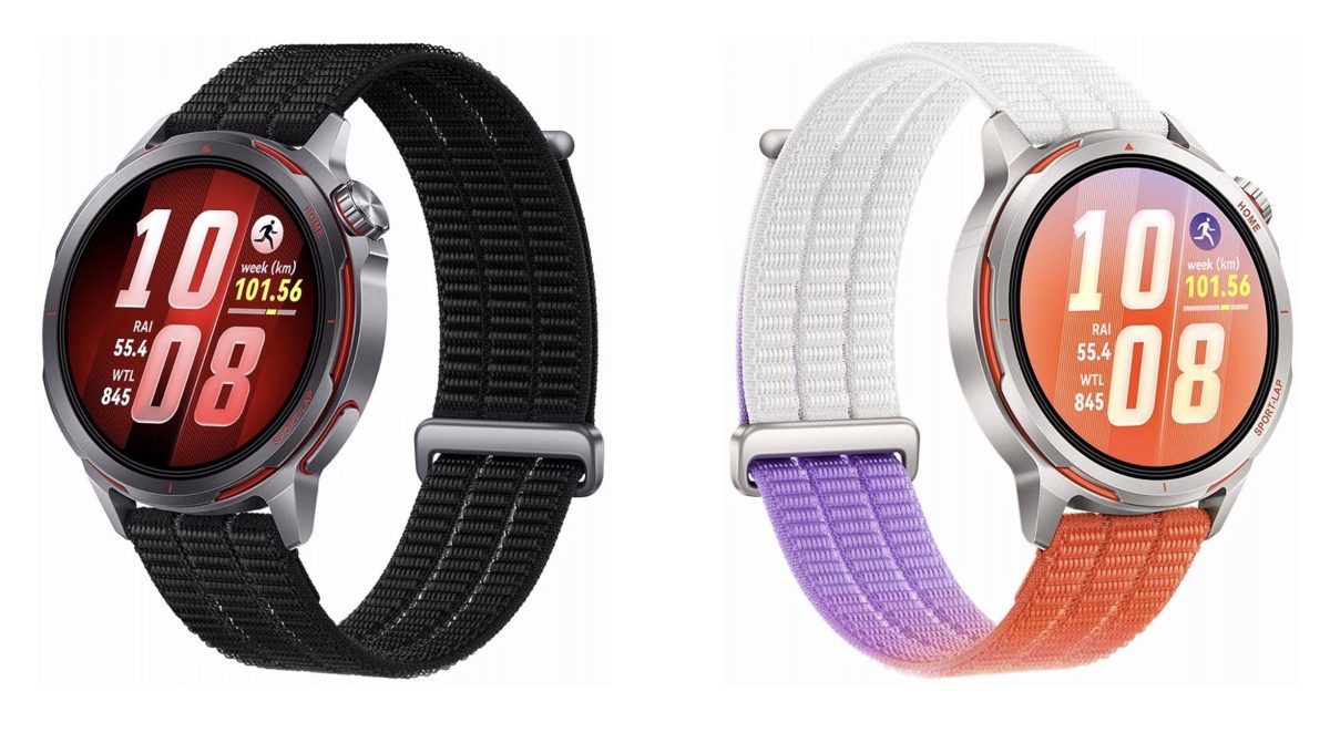 Huawei Watch GT Runner 2 kahtena värivaihtoehtona.