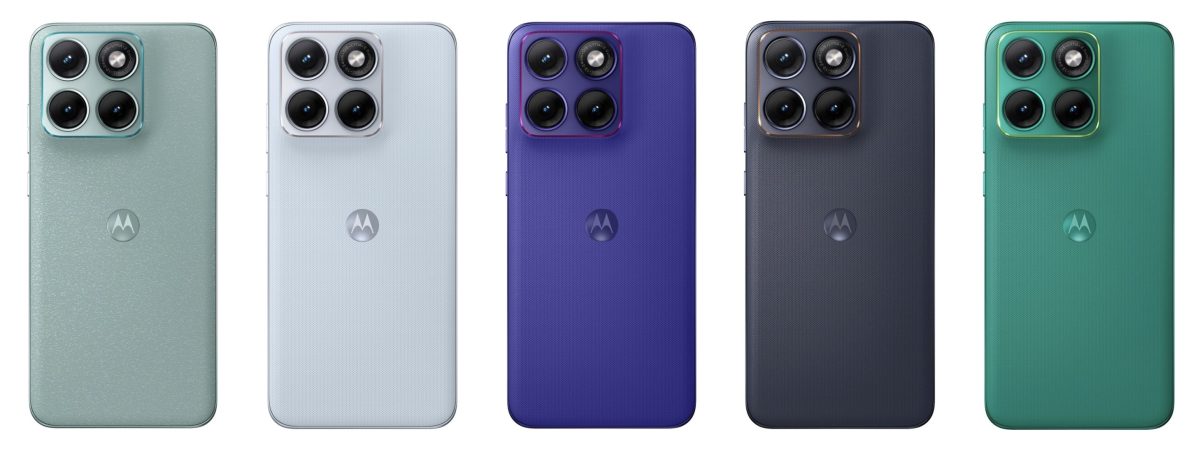 Motorola Edge 70 Fusion eri väreissä. Kuva: Evan Blass / X.