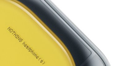 Nothingin vihjaileva kuva Headphone (a):n keltaisesta värivaihtoehdosta.