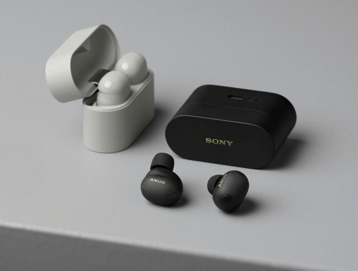 Sony WF-1000XM6:n kaksi värivaihtoehtoa.