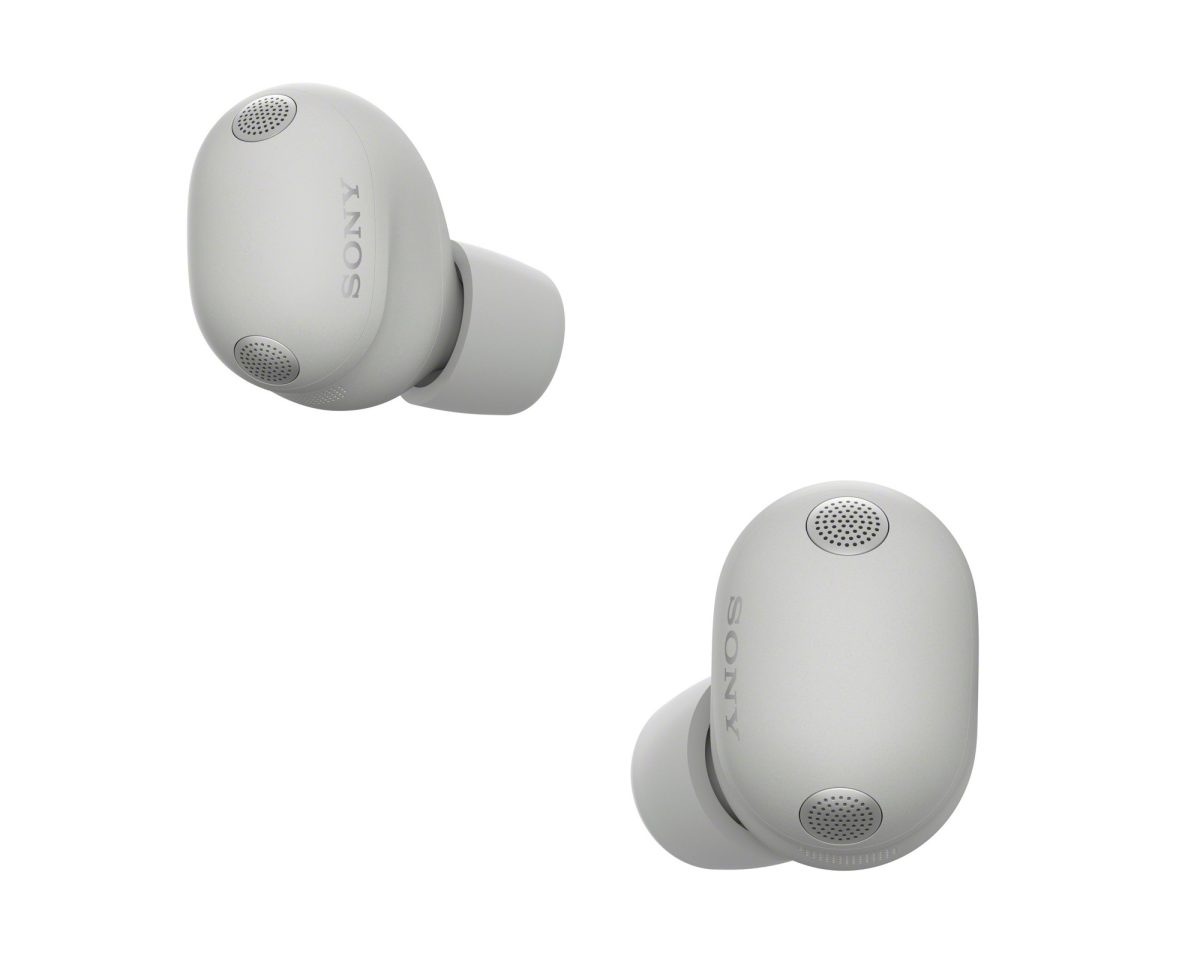 Sony WF-1000XM6 -kuulokkeet platinanhopeana värivaihtoehtona.