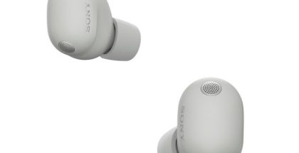 Sony WF-1000XM6 -kuulokkeet vaaleana platinanhopeana värivaihtoehtona.