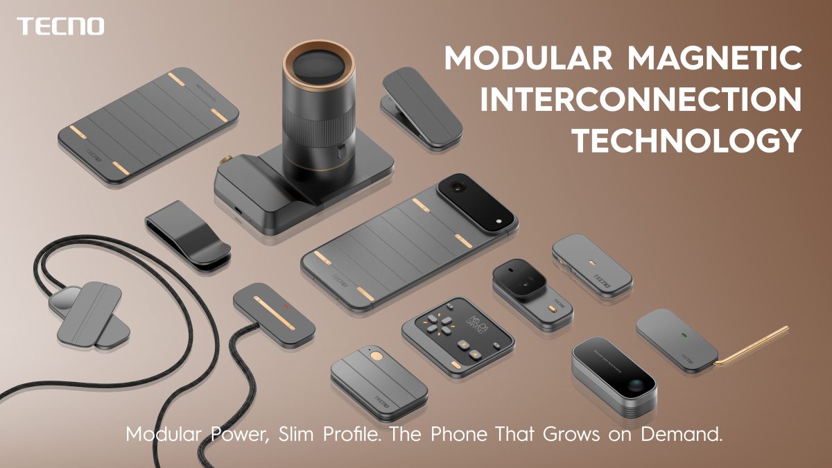 Tecno Modular Phone -konsepti.