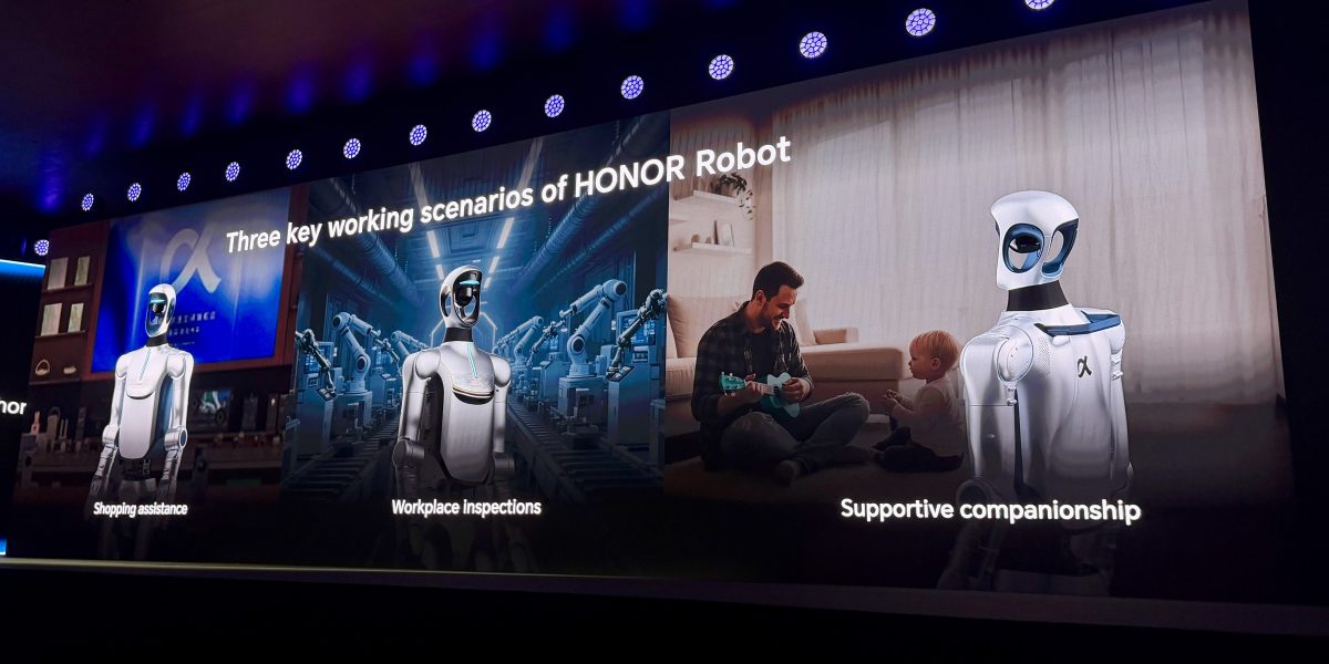 Honor visioi robotille eri käyttötarkoituksia.