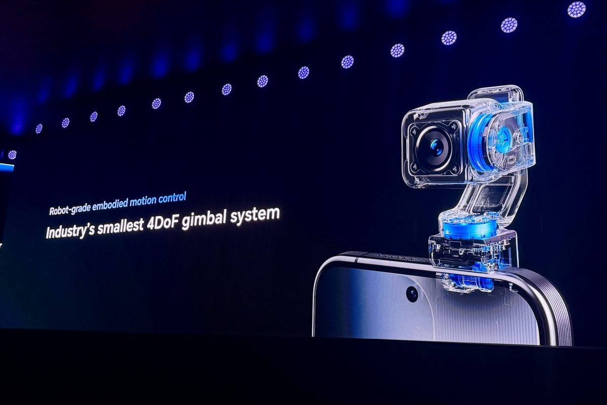 Honor Robot Phone sisältää pienikokoisen gimbal-järjestelmän.