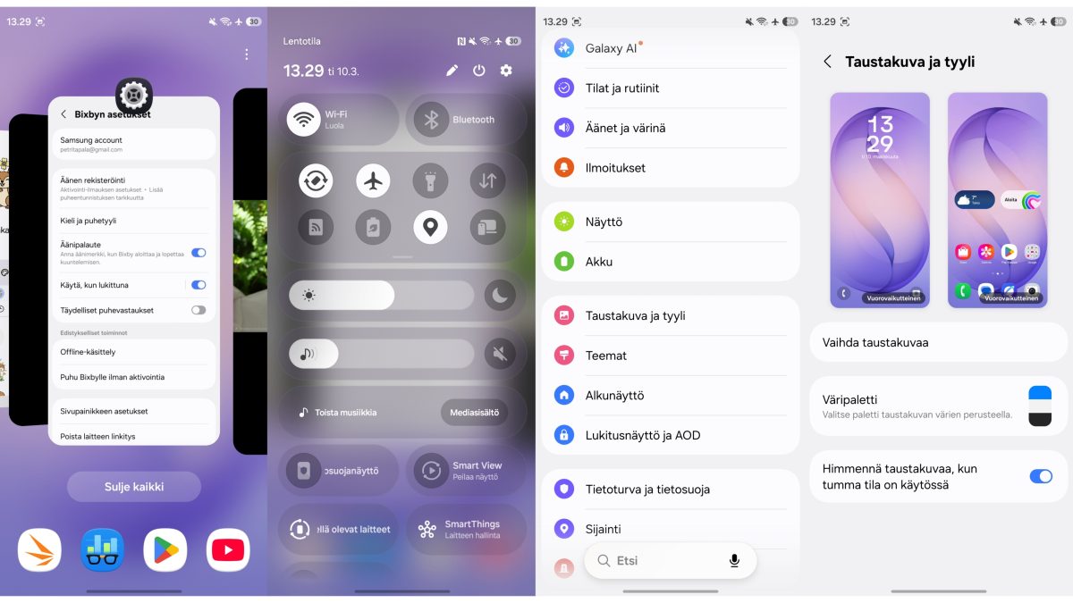 One UI 8.5 on päällivin puolin tutun näköinen.