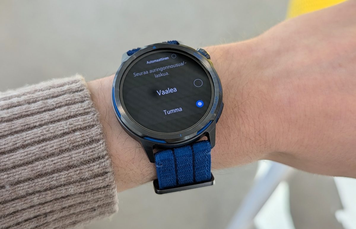 Näyttöasetukset vaikuttavat käyttöaikaan etenkin pitkissä urheilusuorituksissa.