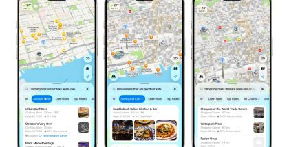 Applen Kartat-sovellus.