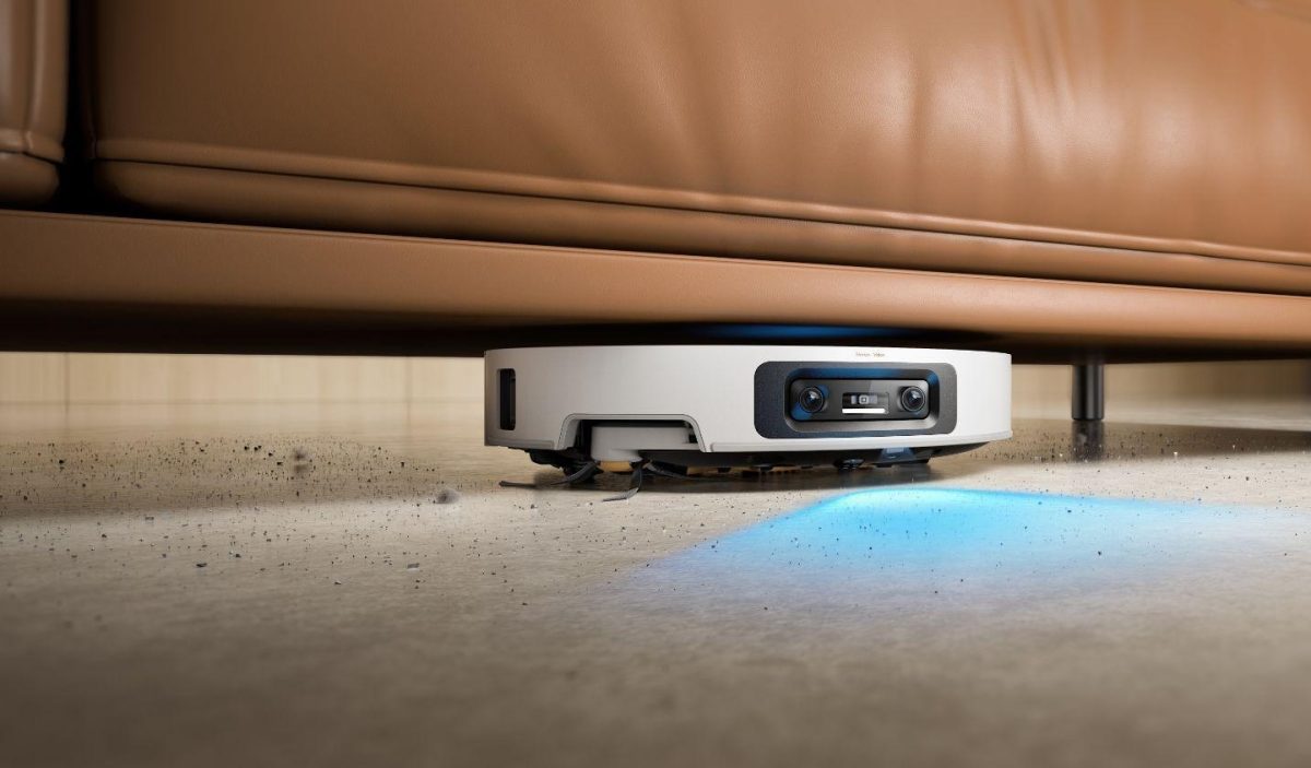 Dreame X60 Ultra -robotti-imuri mahtuu 7,95 senttimetriä korkeana monien huonekalujen alle.