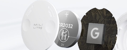 Honor Choice MiLi LiTag saa virtansa CR2032-paristosta.