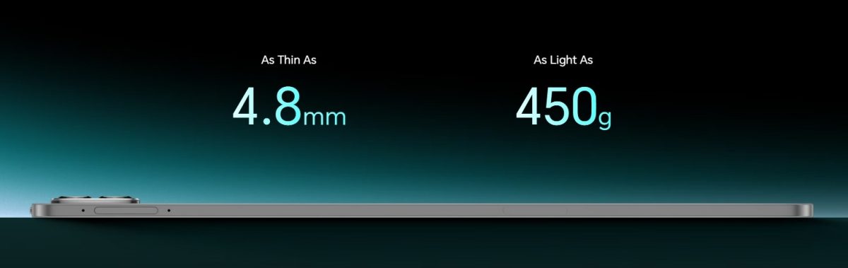 Honor MagicPad 4 on vain 4,8 millimetriä paksu.