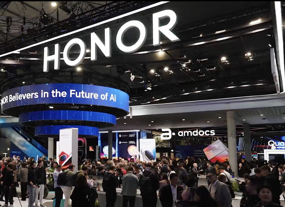 Honorin osasto Mobile World Congress -messuilla Barcelonassa keräsi tungokseen asti kävijöitä.