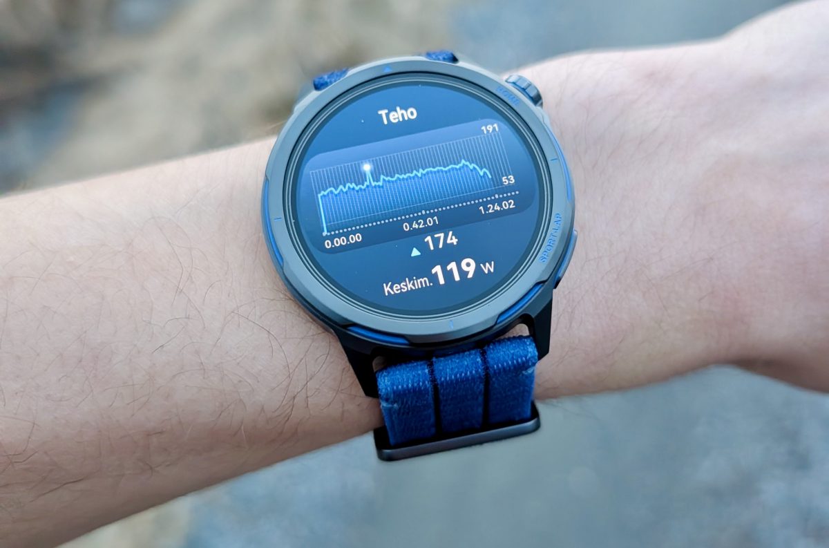 Huawei Watch GT Runner 2 sisältää juoksutehon mittauksen.