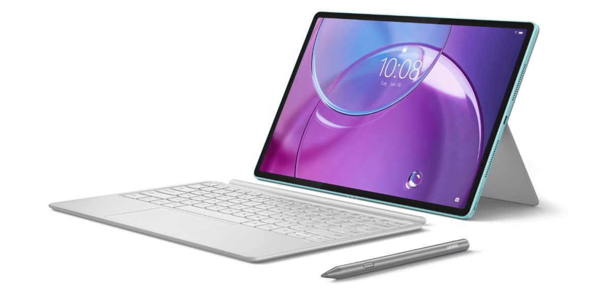 Lenovo Idea Tab Pro Gen 2 näppäimistön ja kynän kanssa.