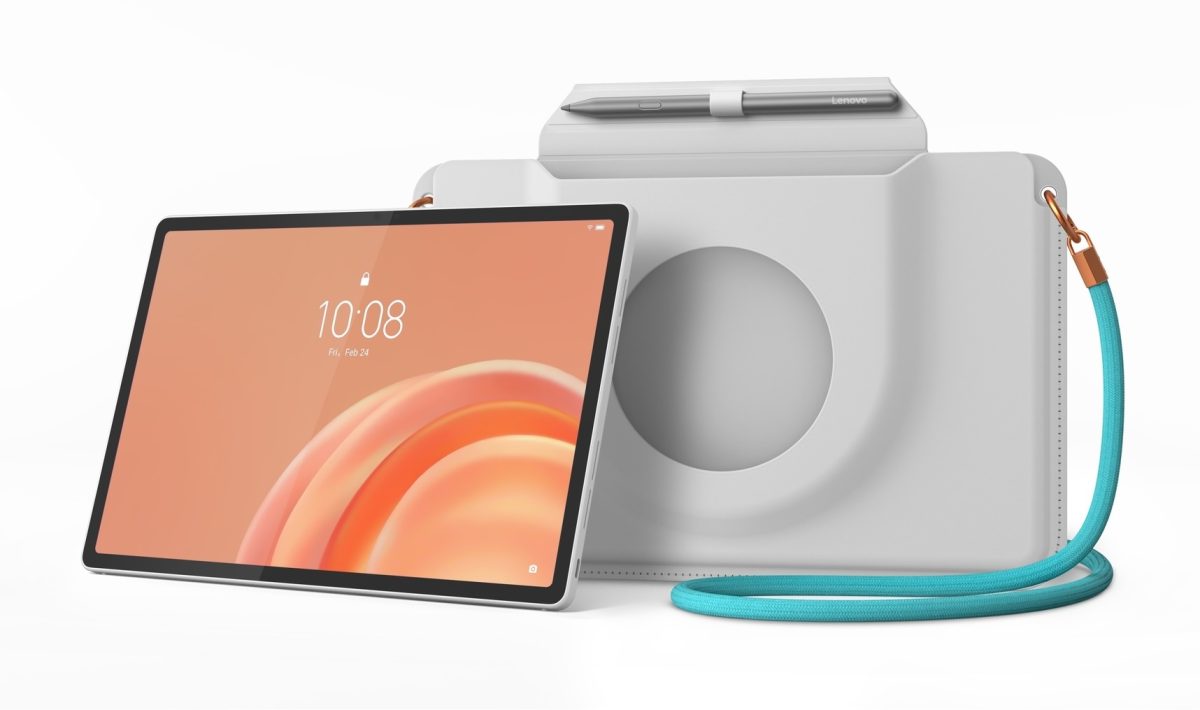 Lenovo Tab Plus Gen 2 ja kantokotelo. Kuva: Evan Blass / X.