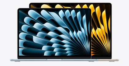Kuvassa 13 ja 15 tuuman MacBook Air (M5).