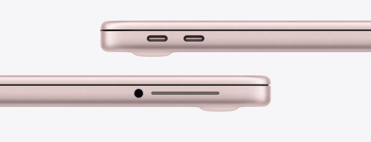 MacBook Neon liitännät.