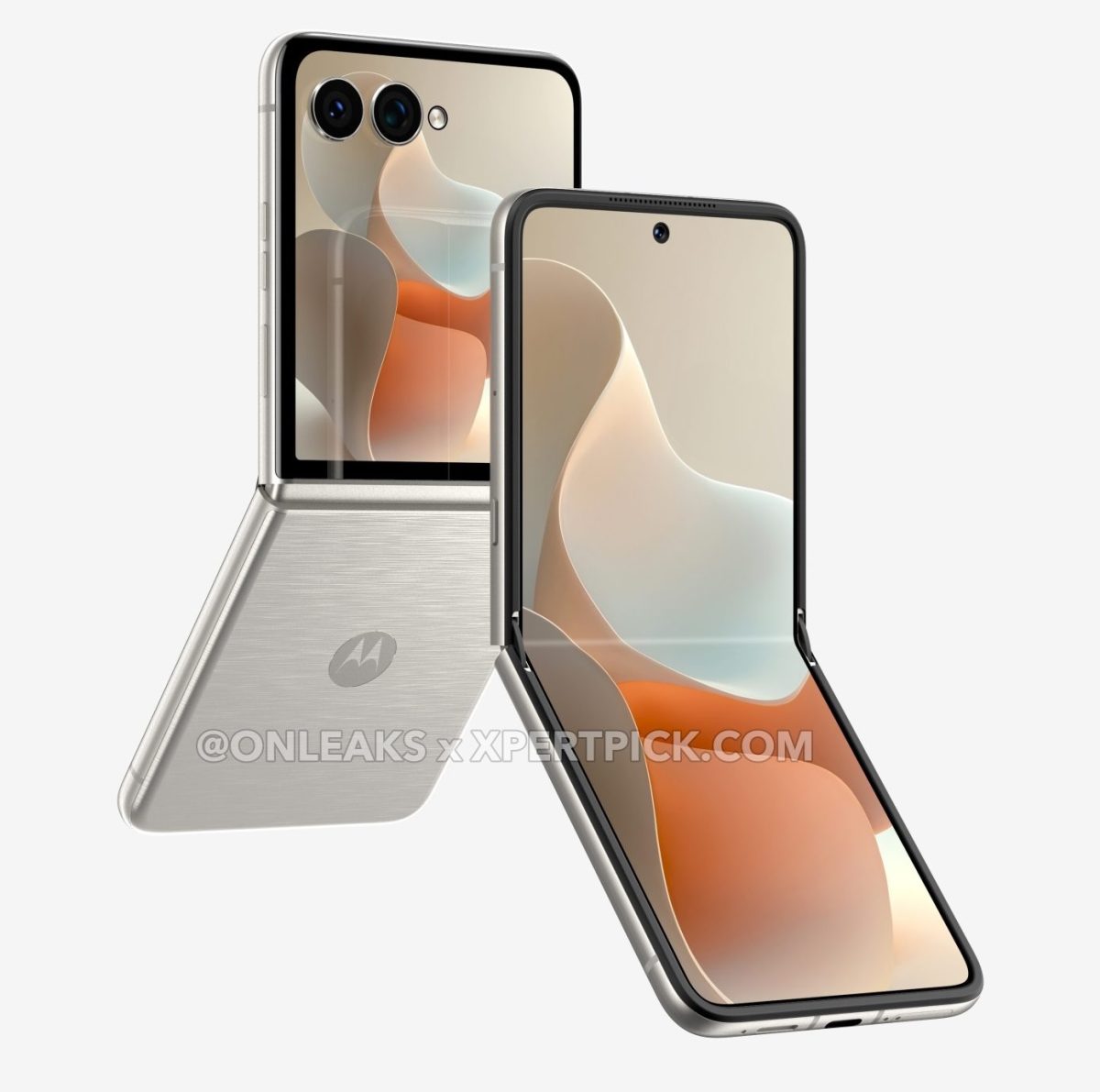 Motorola Razr 70 Ultran mallinnos. Kuva: OnLeaks / Xpertpick.