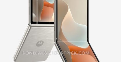 Motorola Razr 70 Ultran mallinnos. Kuva: OnLeaks / Xpertpick.