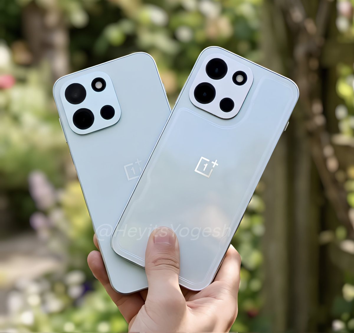 OnePlus Nord 6, minttu ja hopea värivaihtoehto. Kuva: Yogesh Brar / X.