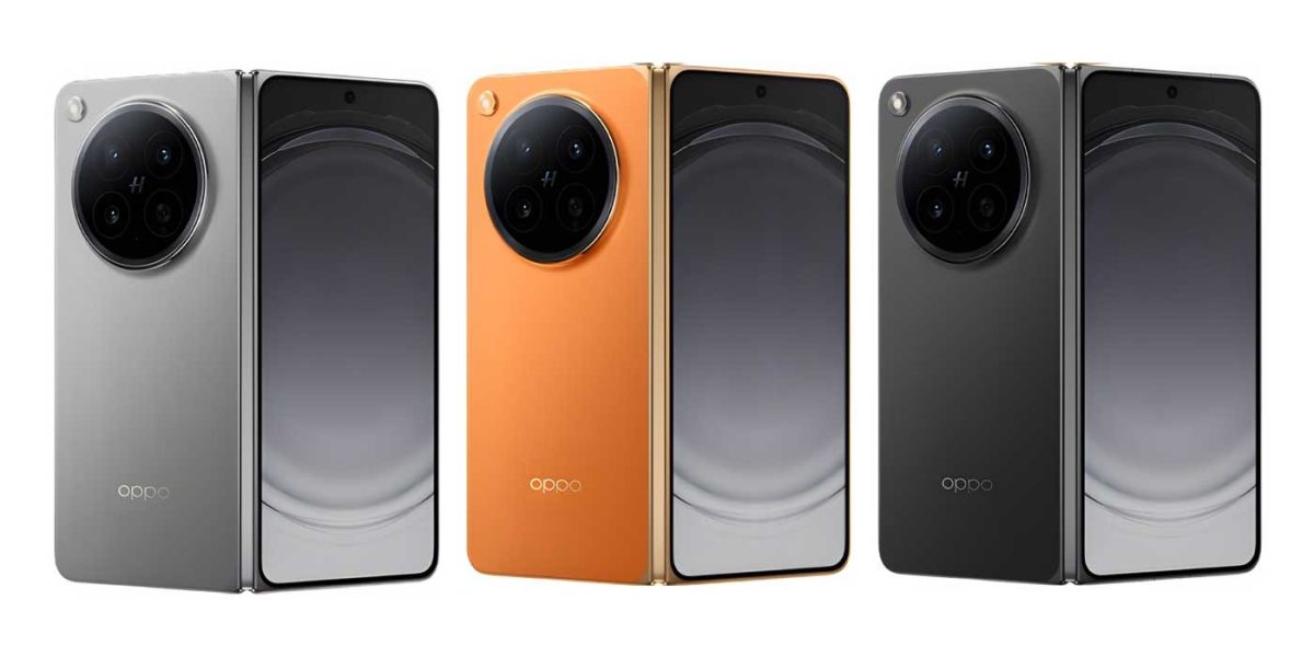 Oppo Find N6 eri väreissä. Kuvat: Evan Blass / X.