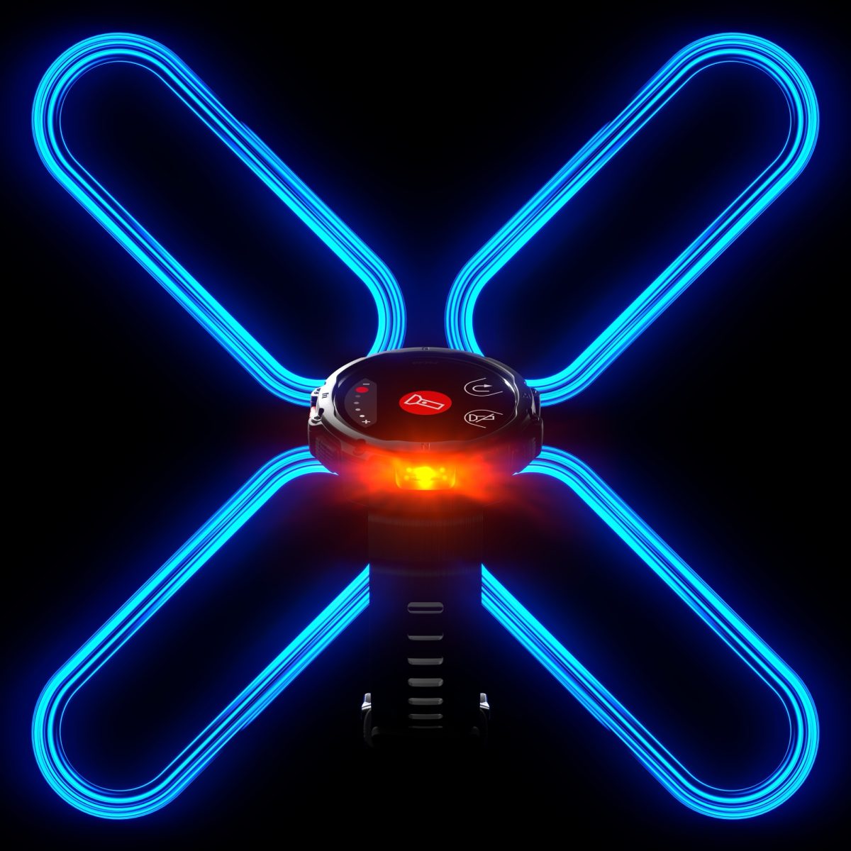 Polar Street X on varustettu LED-valolla.