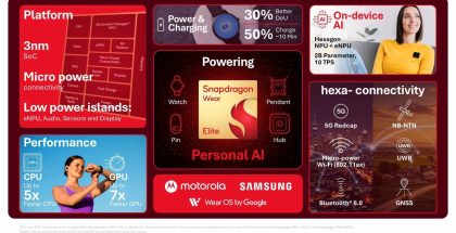 Snapdragon Wear Eliten ominaisuuksia.