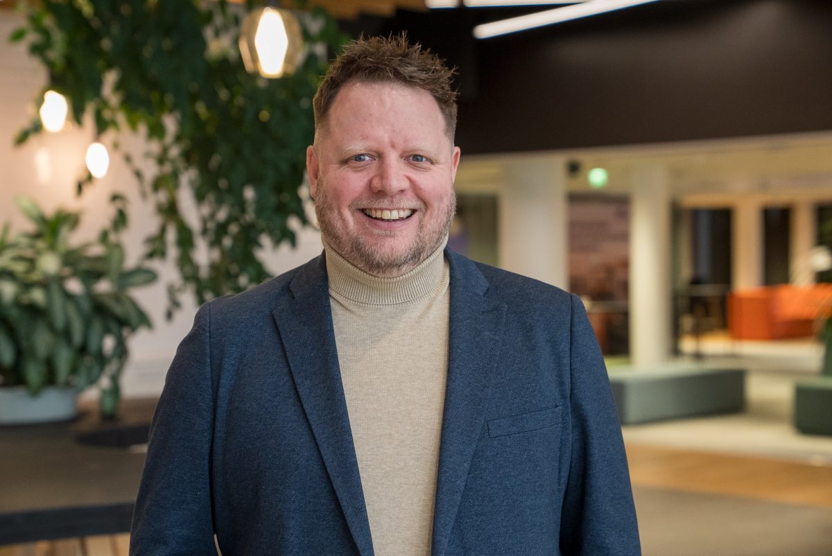 Telian laiteliiketoimintajohtaja Patrik Westerberg.