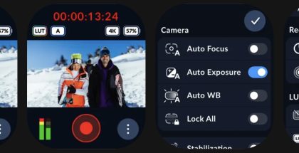 Blackmagic Camera sisältää nyt Apple Watch -kumppanisovelluksen.