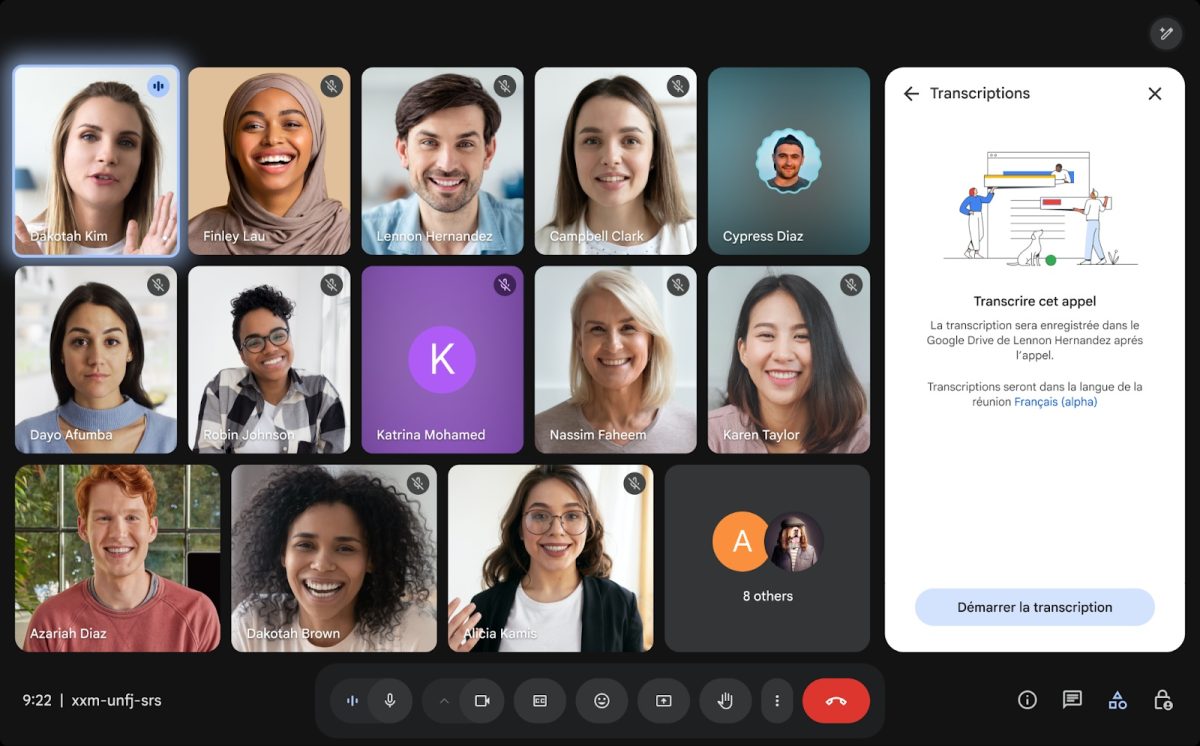 Google Meet saa paremman kuvanaaldun tarkoilla tietokonenäytöillä.